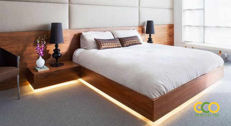 Mẫu giường ngủ từ gỗ tự nhiên