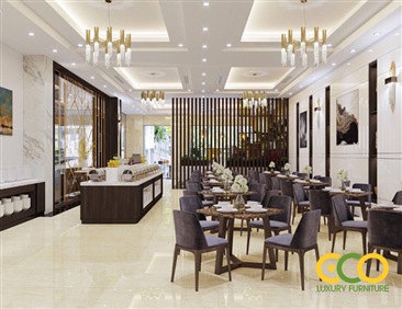 Thiết kế thi công nội thất nhà hàng cao cấp Biển Đông - Tp Hải Phòng