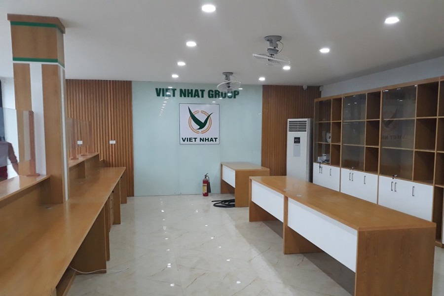 Hoàn thiện trọn gói nội thất văn phòng công ty Việt Nhật - Hưng Yên