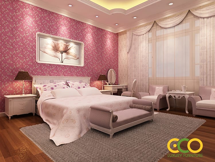 thiết kế phòng ngủ sang trọng 