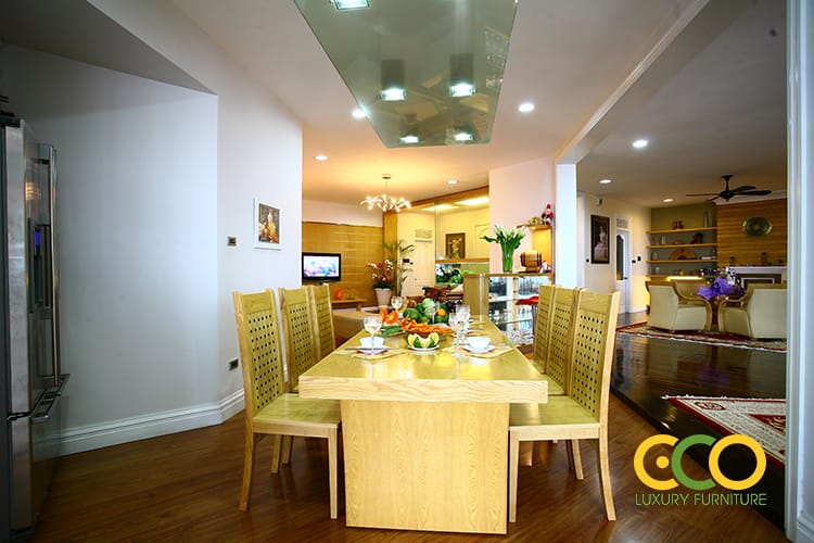 Thiết kế thi công nội thất căn hộ Chị Bình - Trung Hòa, Nhân Chính, Hà Nội 3 không gian phòng ăn đẹp