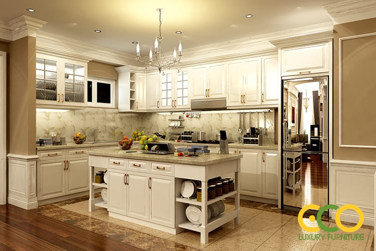 thiết kế ph&ograve;ng bếp nhỏ gọn