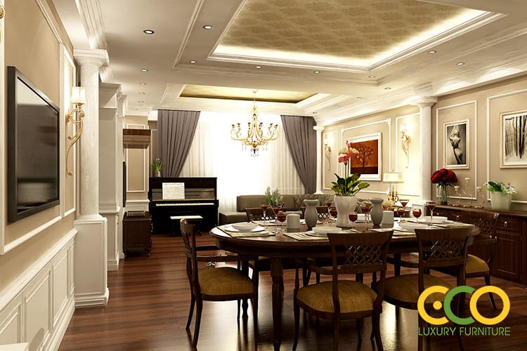 thiết kế ph&ograve;ng bếp rộng r&atilde;i 