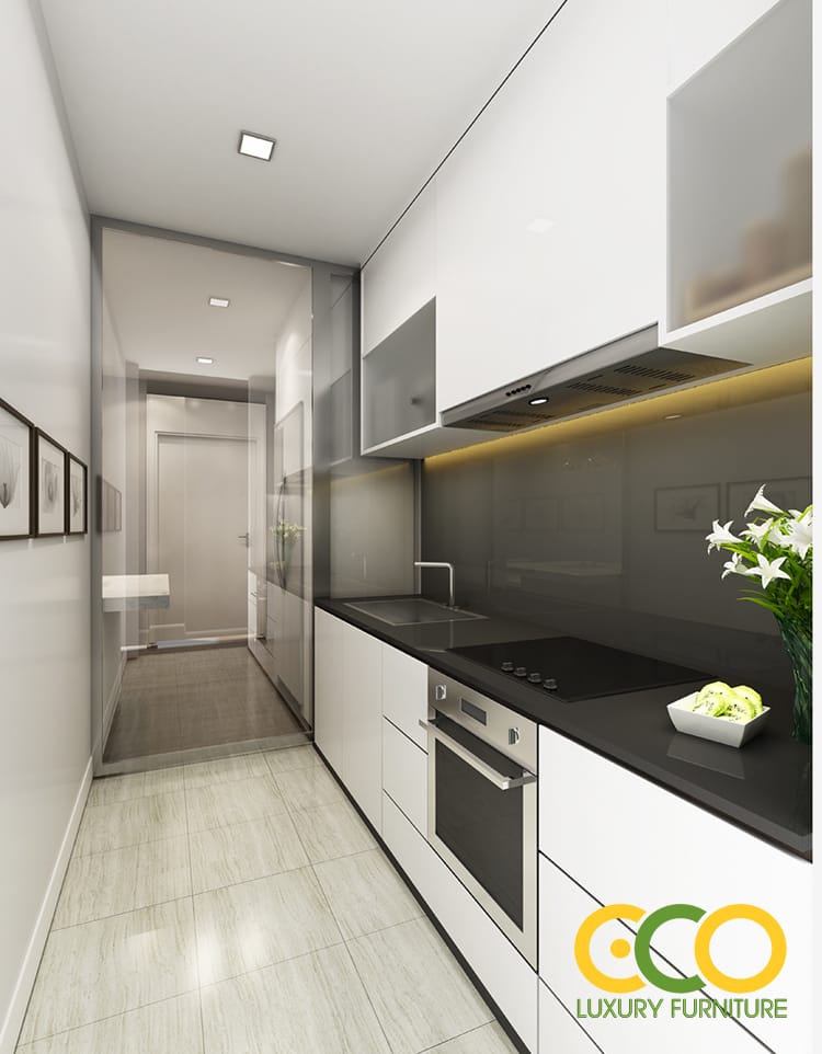 thiết kế phòng bếp tiện nghi