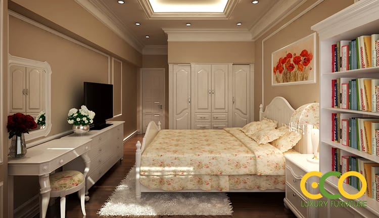 thiết kế ph&ograve;ng ngủ cho con 