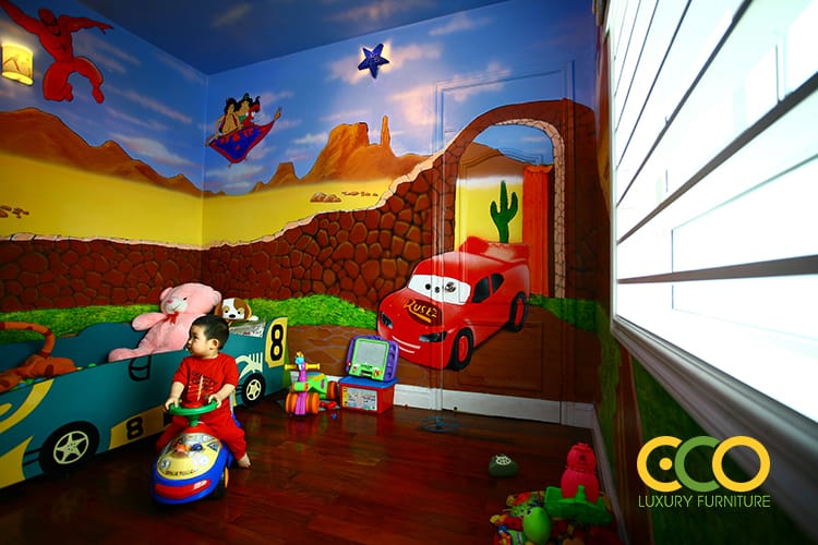 Thiết kế thi công nội thất căn hộ Chị Bình - Trung Hòa, Nhân Chính, Hà Nội 9 thiết kế phòng ngủ cho bé