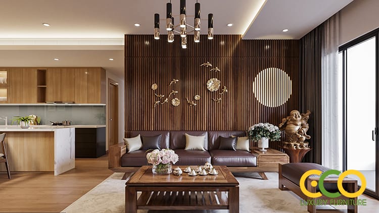 Thiết kế phòng khách sang trọng
