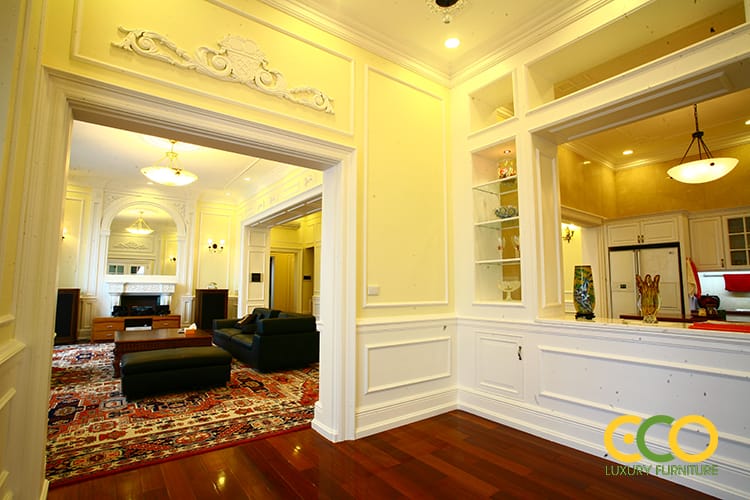 không gian phòng khách chung cư