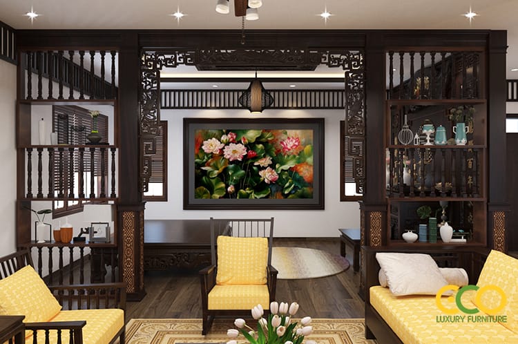 Thiết kế thi công nội thất biệt thự nhà vườn Anh Nhuần - Mỹ Đình, Hà Nội 2 Dự án thiết kế thi công nội thất biệt thự nhà vườn