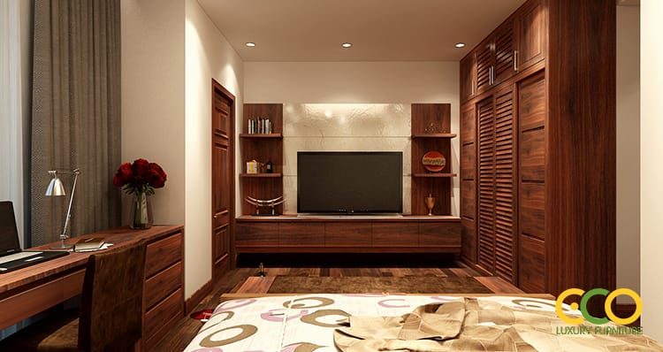 thiết kế phòng ngủ sang trọng 