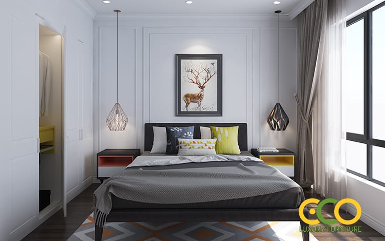 nội thất phòng ngủ mở rộng 