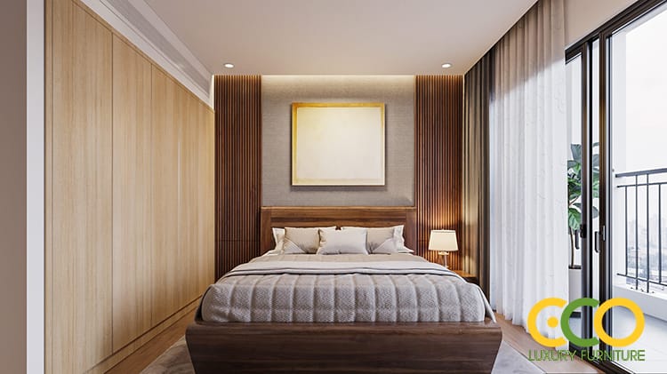 thiết kế phòng ngủ rộng mở