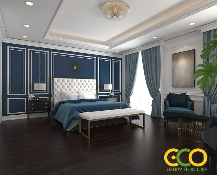 Thiết kế phòng ngủ rộng rãi 