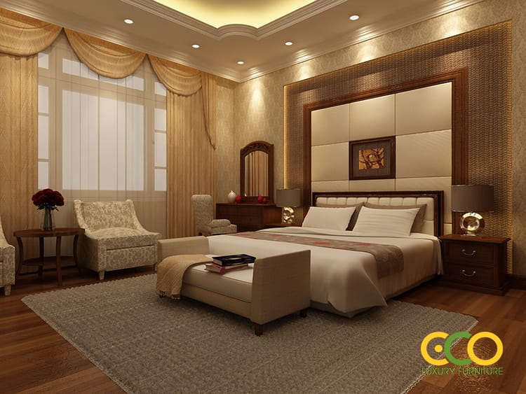 phòng ngủ tân cổ điển 