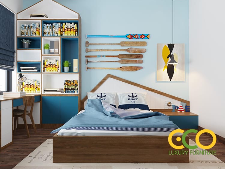 Xu hướng thiết kế nội thất biệt thự đẹp năm 2019 3 Thiết kế thi công nội phòng ngủ biệt thự đẹp