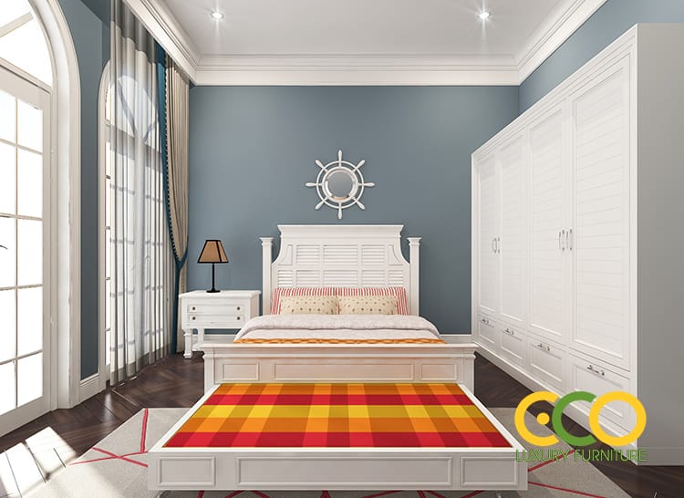 Những yếu tố quan trọng trong thiết kế nội thất nhà phố hợp phong thủy 3 Thiết kế nội thất phòng ngủ phong thủy sang trọng