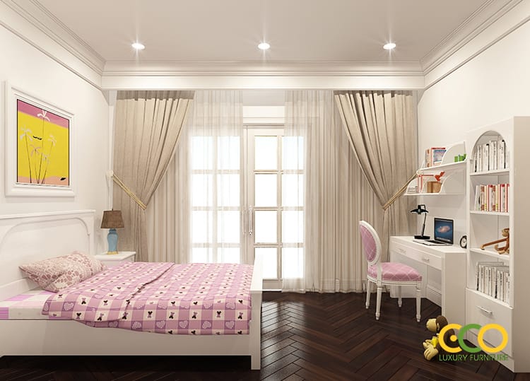 Những yếu tố quan trọng trong thiết kế nội thất nhà phố hợp phong thủy 2 Thiết kế phòng ngủ phong thủy hấp dẫn, sang trọng