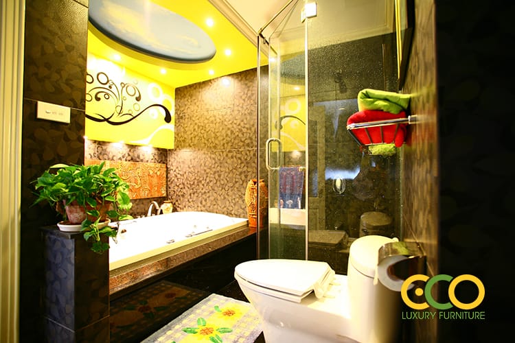 thiết kế wc sang trọng 