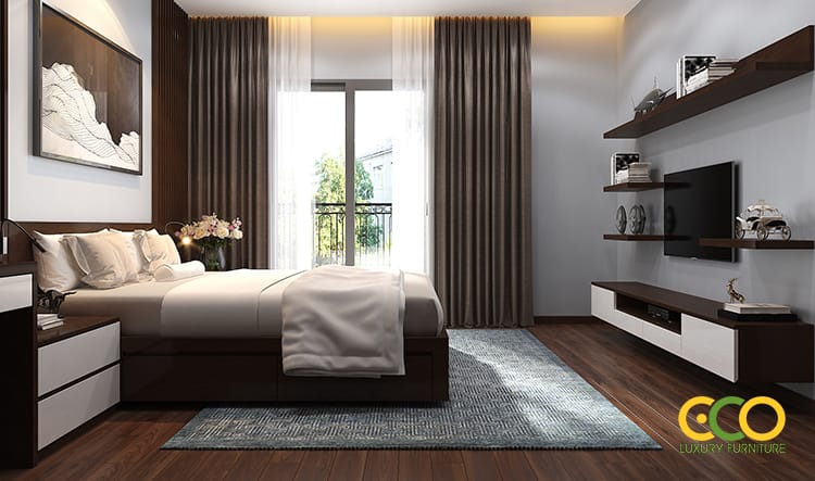 thiết kế phòng ngủ biệt thự 
