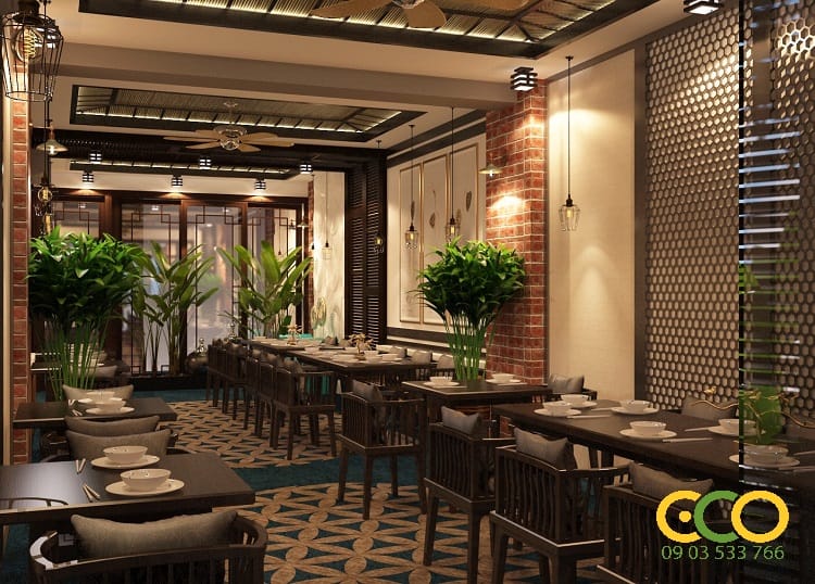 Những xu hướng thiết kế khách sạn, nhà hàng đẹp 3 Phong cách thiết kế nhà hàng kiểu Á Đông