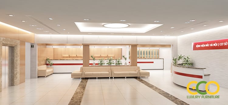 thiết kế tầng 1 bệnh viện 