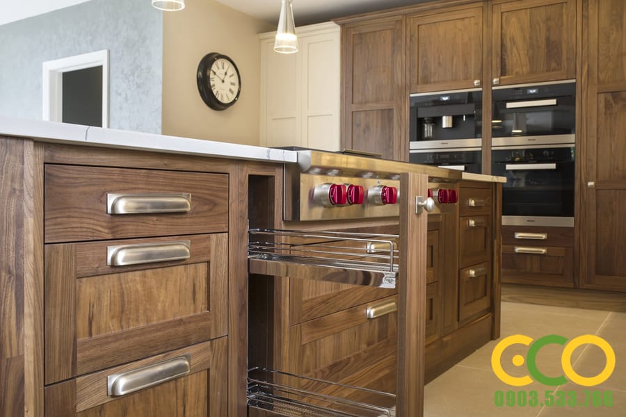 Tủ bếp gỗ tự nhiên - Giải pháp tốt nhất cho căn bếp gia đình Việt. 3 Tủ Bếp