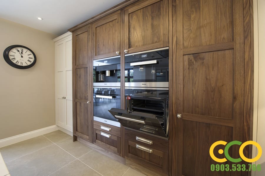 Tủ bếp gỗ tự nhiên - Giải pháp tốt nhất cho căn bếp gia đình Việt. 5 Tủ Bếp