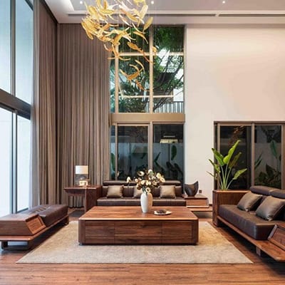 Hình ảnh Thiết kế thi công nội thất biệt thự tân cổ điển đẹp