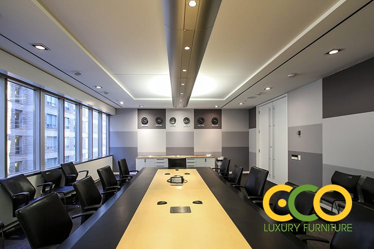 Thiết kế nội thất văn phòng khu vực Cầu Giấy 4 Thiết kế nội phòng họp công ty ấn tượng
