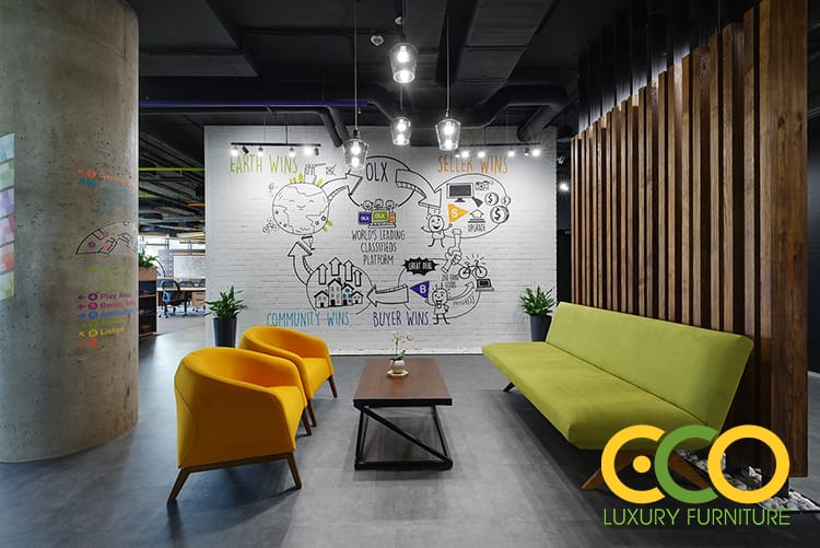 Thiết kế nội thất theo màu sắc thương hiệu 