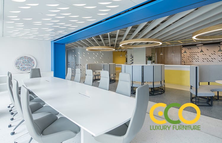 Xu hướng thiết kế văn phòng làm việc cho thuê nổi bật nhất năm 2019 2 Thiết kế thi công văn phòng làm việc cho thuê hiện đại