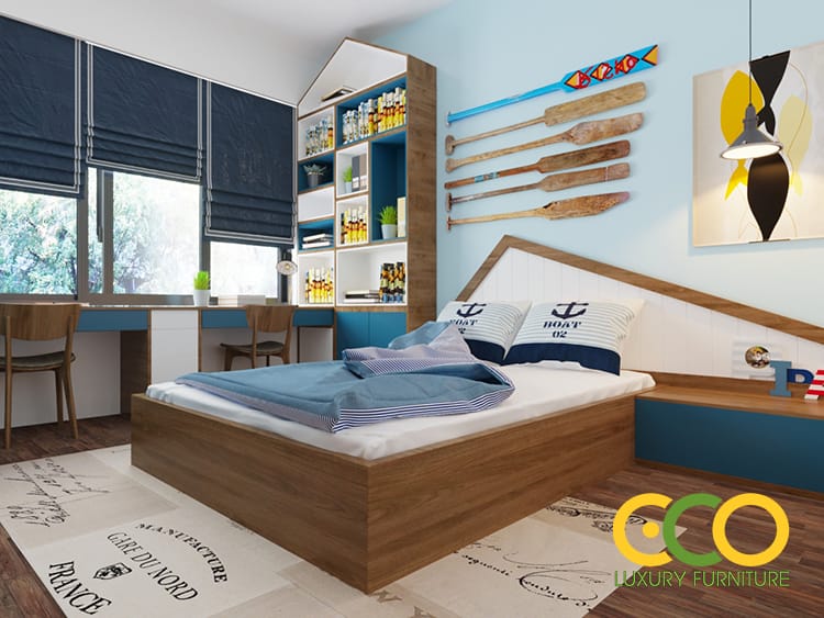 thiết kế phòng ngủ con 