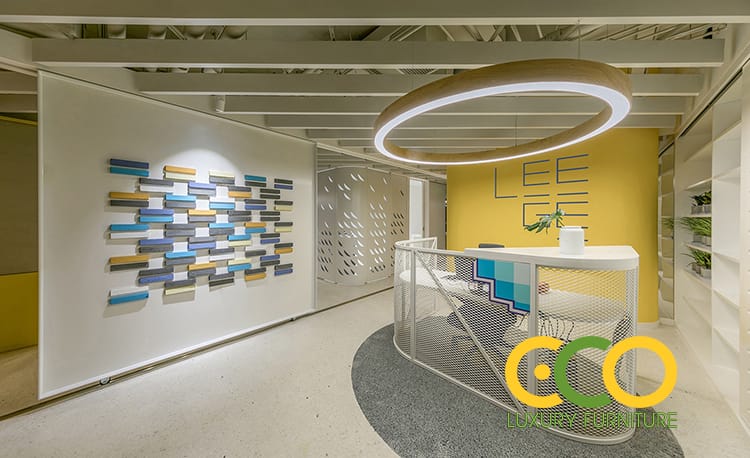 Thiết kế sảnh công ty 