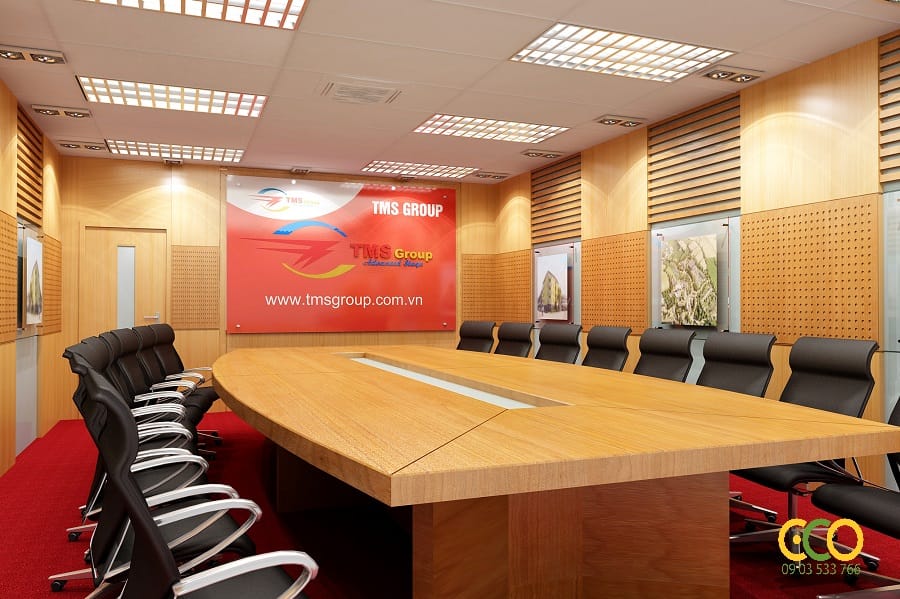 Thiết kế thi công nội thất công ty theo thương hiệu