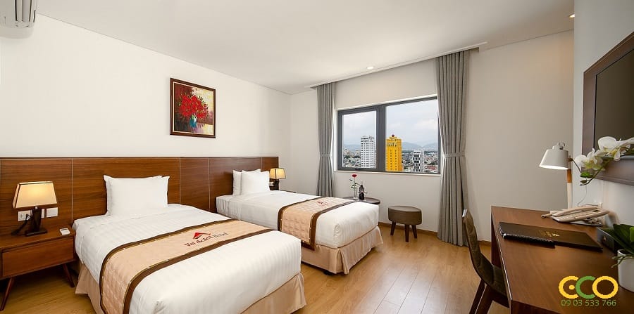 Nội thất khách sạn tiện nghi, thoải mái 