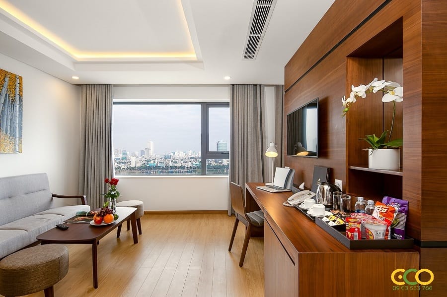 Thiết kế thi công nội thất khách sạn nhà hàng tiện ích 