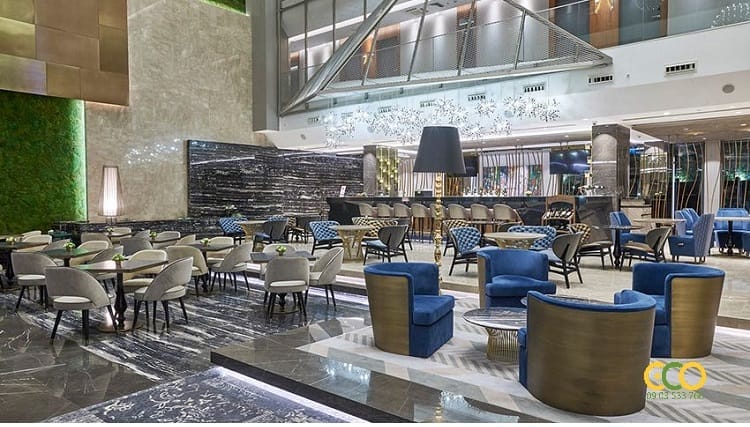 Thiết kế thi công nội thất trọn gói nhà hàng Long vương đẹp - Hoàn Kiếm, Hà Nội 2 Thiết kế thi công nội thất khách sạn nhà hàng cao cấp