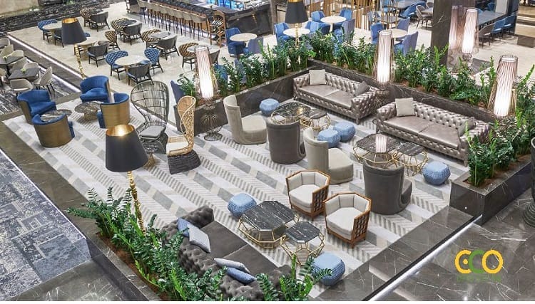 Thiết kế thi công nội thất trọn gói nhà hàng Long vương đẹp - Hoàn Kiếm, Hà Nội 5 Thiết kế thi công nội thất khách sạn rộng rãi, sang trọng