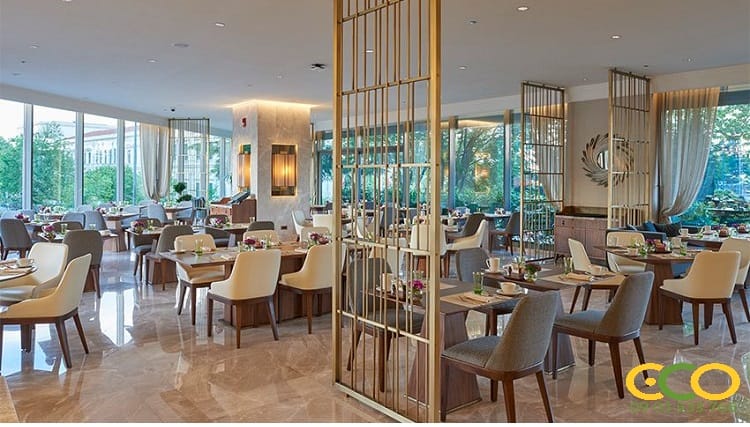 Tiêu chuẩn thiết kế nội thất nhà hàng đẹp 2 Thiết kế thi công nội thất nhà hàng trọn gói