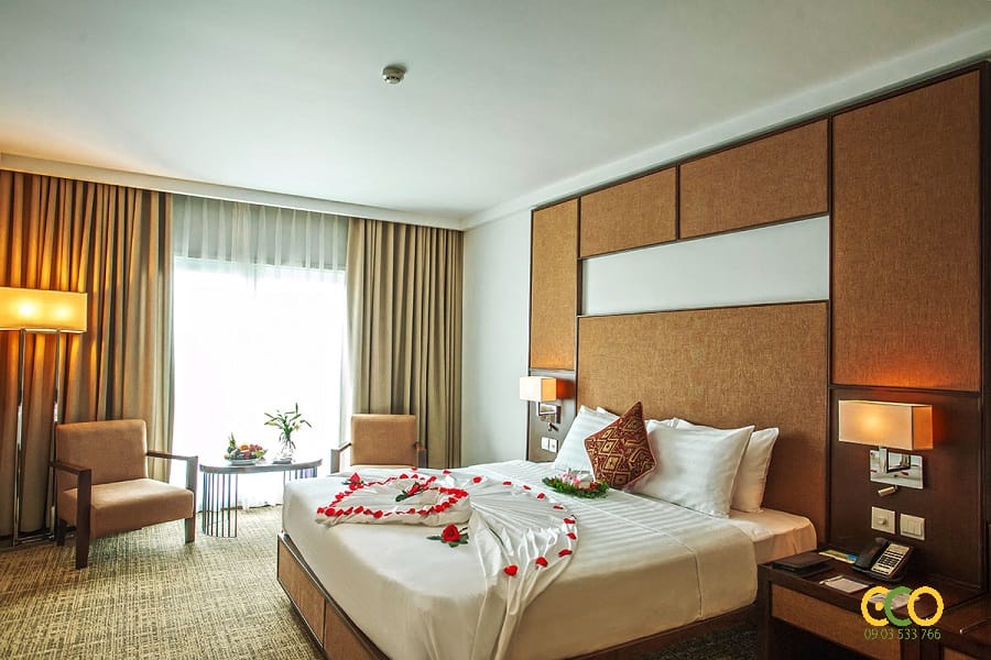 Thiết kế thi công nội thất khách sạn nhẹ nhàng bình yên