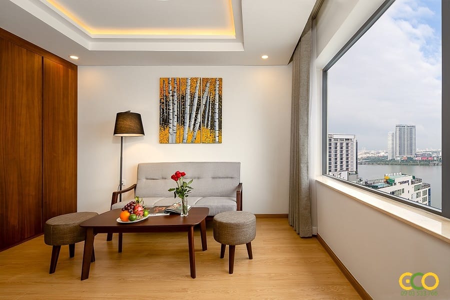 Không gian khách sạn bình yên, thoáng mát 