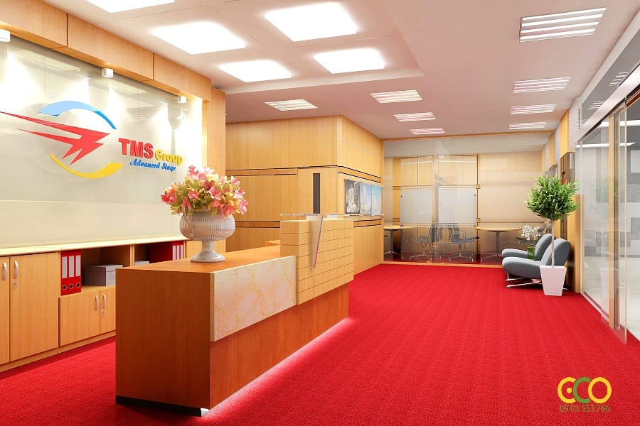 Thiết kế thi công nội thất văn phòng công ty ấn tượng