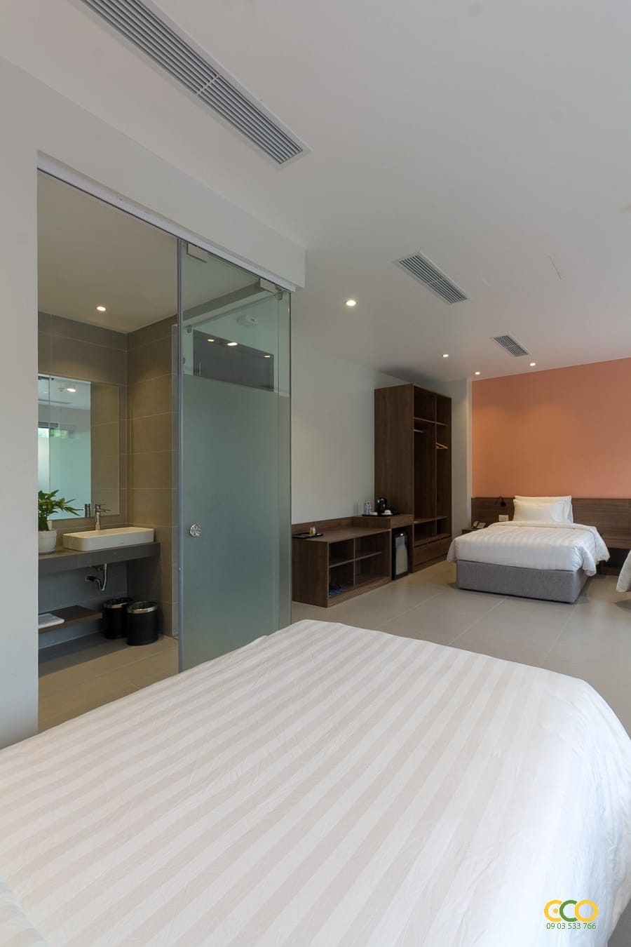 Phòng nghỉ khách sạn rộng rãi, đẹp 