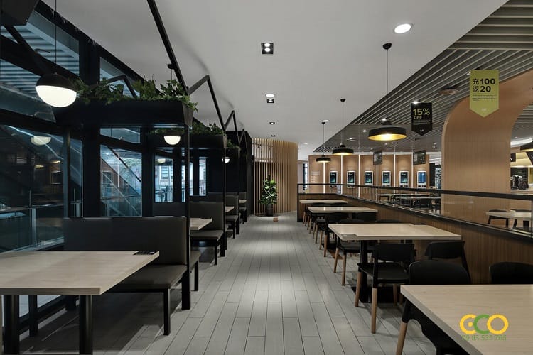 Các mẫu thiết kế nhà hàng hiện đại ăn khách nhất 2 Thiết kế thi công nội thất nhà hàng Nhật Bản