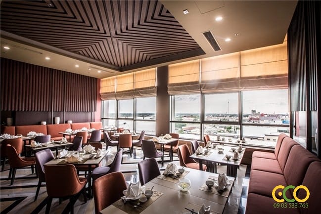 Không gian nhà hàng khách sạn đầy ấn tượng 