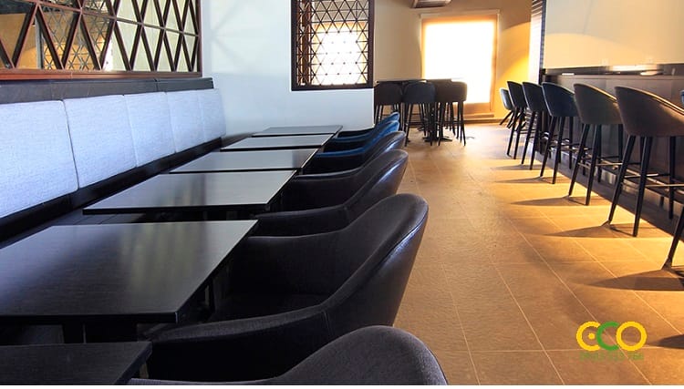 Thiết kế thi công nội thất nhà hàng trọn gói 3 Nội thất nhà hàng nhẹ nhàng, sang trọng