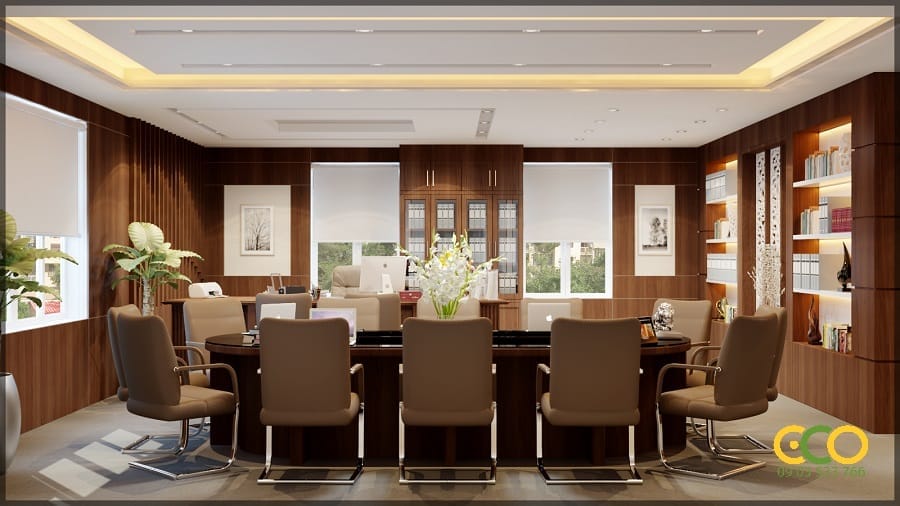Văn phòng làm việc đẹp, sang trọng 