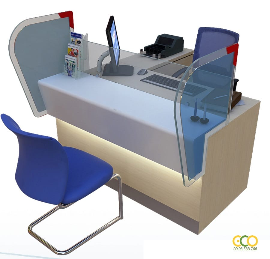 B&agrave;n ghế l&agrave;m việc theo thương hiệu ng&acirc;n h&agrave;ng BIDV