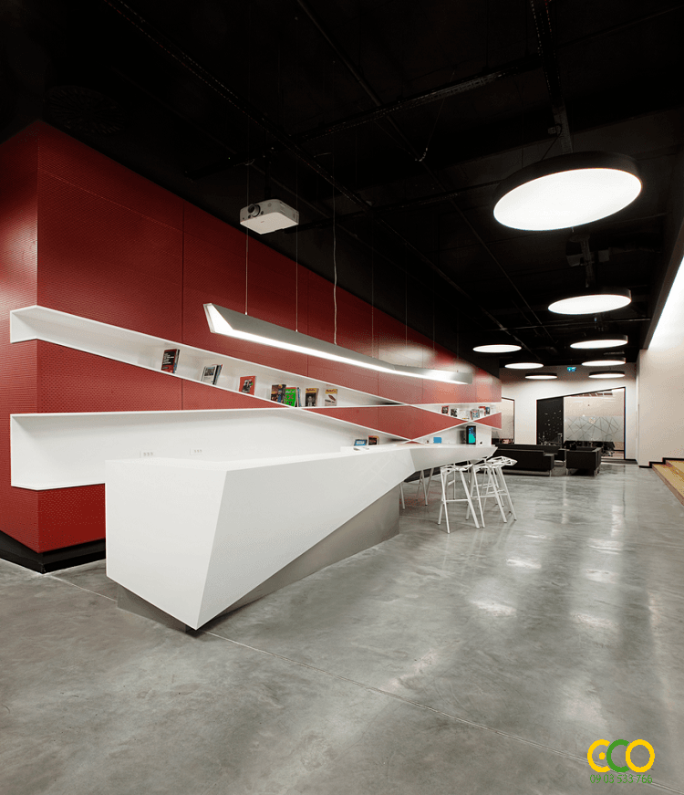 Không gian văn phòng làm việc cho nhân viên sáng tạo