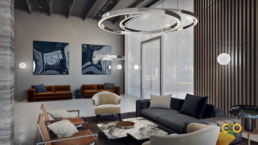 Không gian phòng nghỉ khách sạn gọn đẹp 